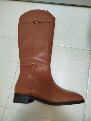 Botas altas Cortefiel marrón