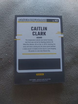 Caitlin Clark H3 Red dot 2024 Panini Highlights rc