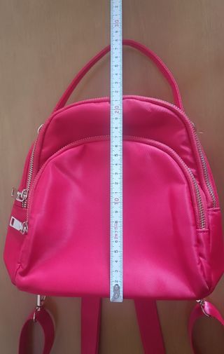 Mochila bolso bandolera roja