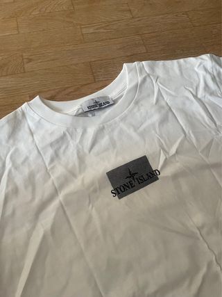 Camiseta Stone Island blanca