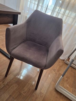 4 sillas comedor diseño - Gris