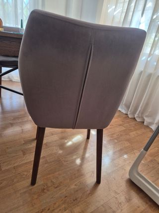 4 sillas comedor diseño - Gris