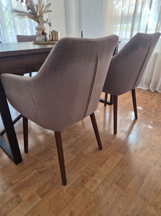 4 sillas comedor diseño - Gris