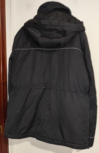 Abrigo negro TRF mujer