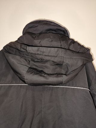 Abrigo negro TRF mujer
