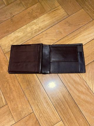 Cartera hombre marrón