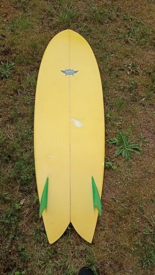 Tabla de surf Twin Fin 5'7  H. Rahim