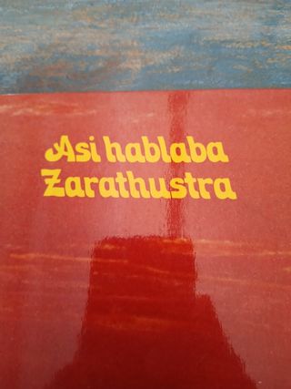 Disco LP Así hablaba Zaratustra