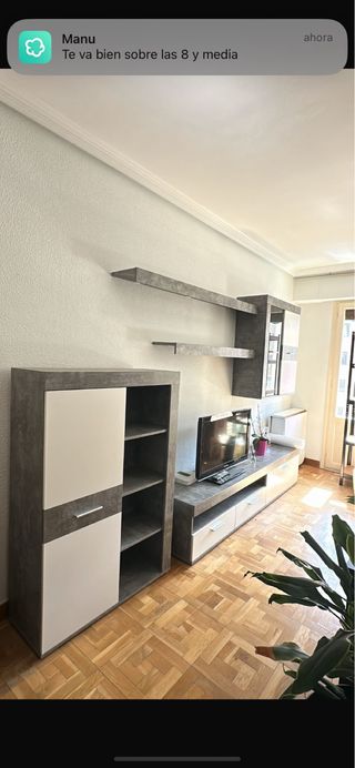 Muebles salón - Gris y Blanco