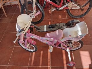 3 bicis + patinete infantil 80€
