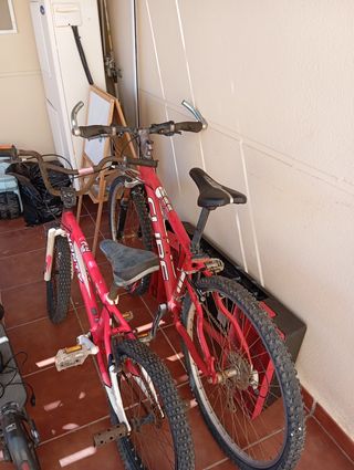 3 bicis + patinete infantil 80€