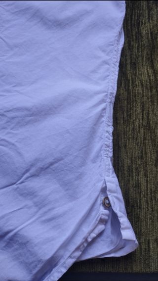 Camisa Zara Man blanca - Talla L