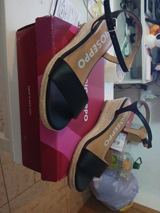 Sandalias Gioseppo negras - talla 38