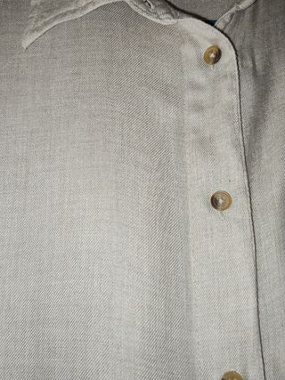 Blusa Stradivarius extra larga beige 