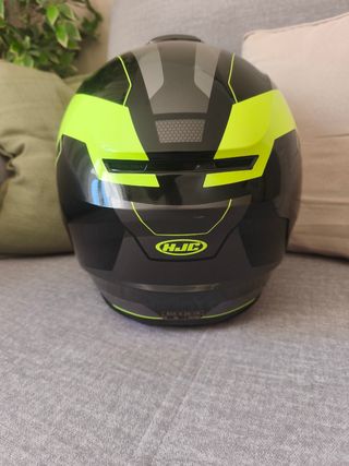 Casco moto C80 - Negro/Amarillo