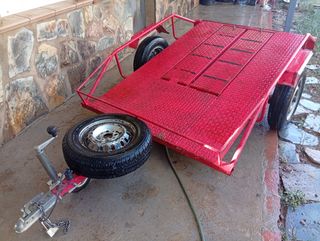 Remolque rojo para quad/ATV