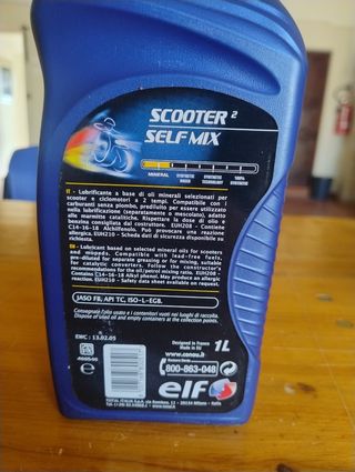 Olio Motore Elf 2T Scooter 1L