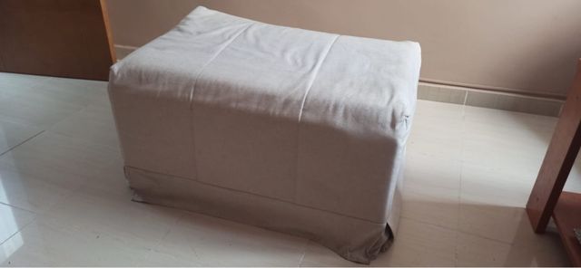 Puf cama convertible beige