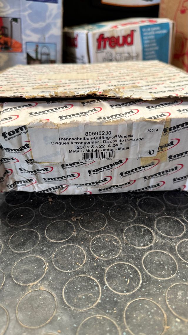 Discos de corte tronzadora metal formato 230mm