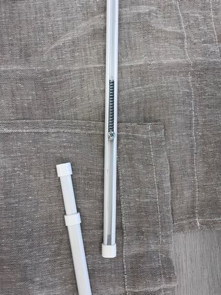 Tende lino grigio - 147x48 cm