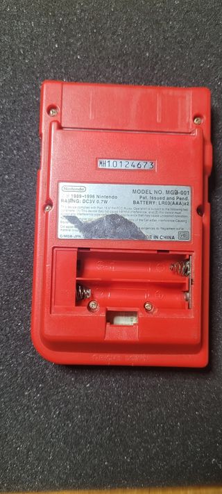 Nintendo Game Boy Pocket Rosso 1997 non funziona