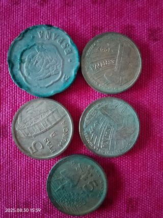 5 Monete antiche Spagna Francia