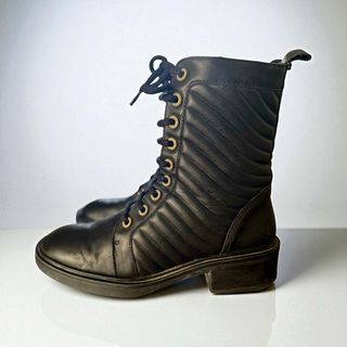 Botas Uterqüe negras | Piel