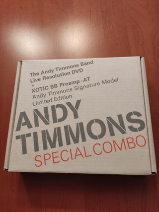 Combo Andy Timmons: Pedal Xotic BB Preamp + DVD