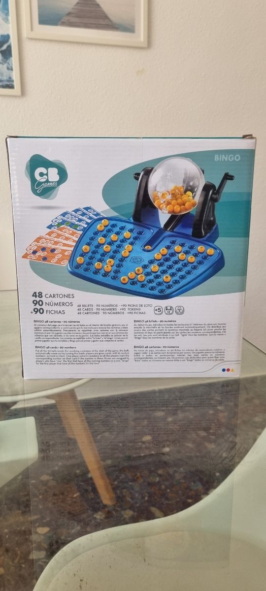 Bingo CB Games: 48 cartones, 90 números, 90 fichas