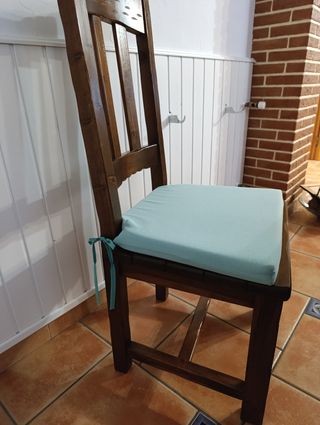 Mesa Comedor extensible Rústica Maciza + 7 sillas 