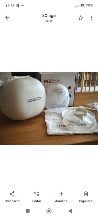 Sacaleches Momcozy M5 portátil