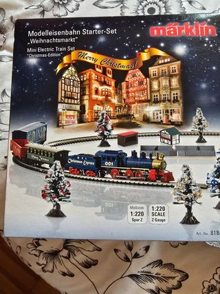 Tren Marklin Z Mini Weihnachtsmarkt