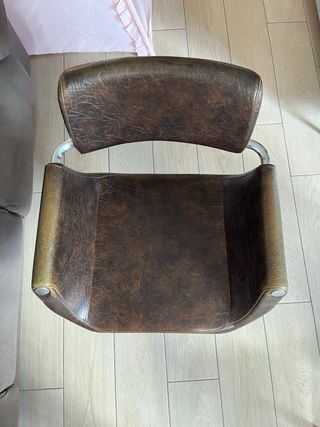Silla Peluquería Pietranera marrón