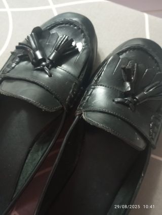 Zapatos colegiales niña negros