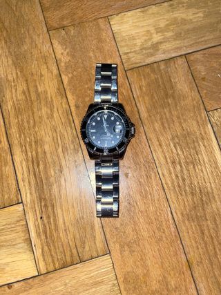 Reloj Ik Colouring - Negro y Plata