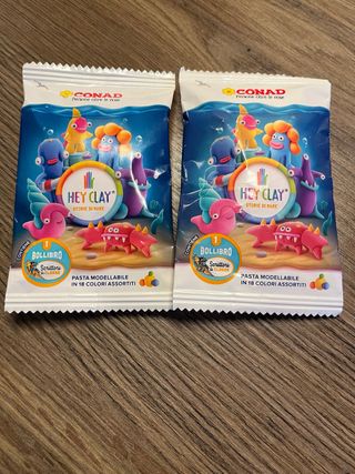 Bustine Conad Hey Clay Storie di mare