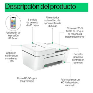 HP DeskJet 4120e - Impresora multifunción