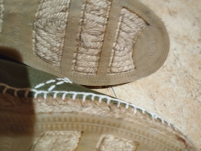 Alpargatas yute artesanales