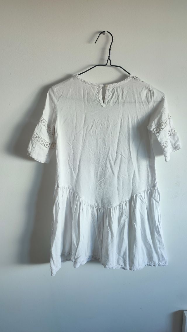 Vestido blanco niña Desigual 7-8 años