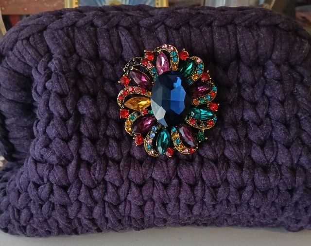 Borsetta uncinetto multicolor