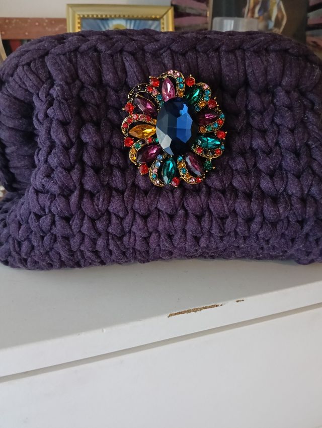 Borsetta uncinetto multicolor