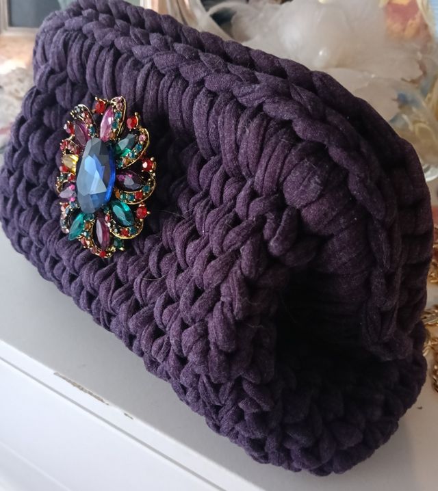 Borsetta uncinetto multicolor