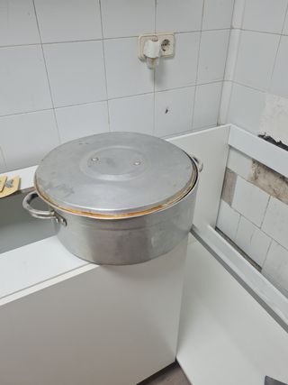 Olla industrial aluminio
