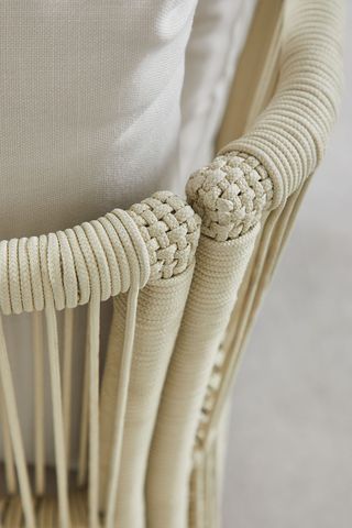 Sillón Dailin: Beige, madera