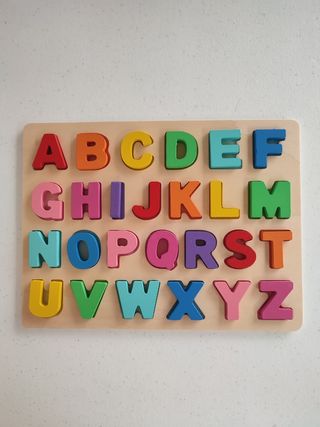 Puzzle de madera abecedario