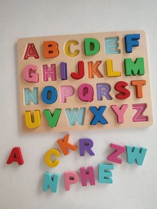 Puzzle de madera abecedario