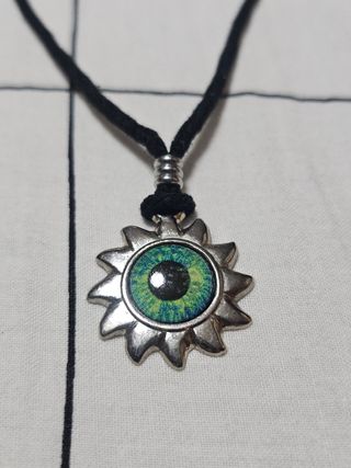 Collar Ojo Acero | Collar artesanal