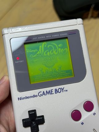 GameBoy clásica + Aladdin & Tetris