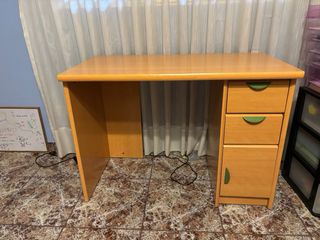 Escritorio madera 105x55 - 2 cajones
