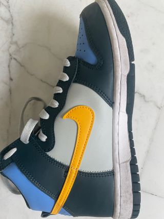 Nike Dunk High - Scarpe Blu Verde